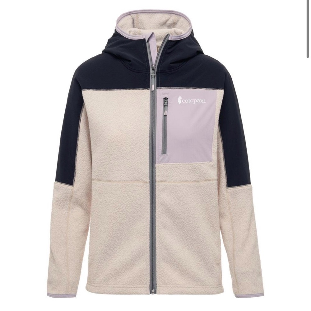 Cotopaxi Abrazo Hooded Fleece Jacket Women’s L Colorblock Full Zip